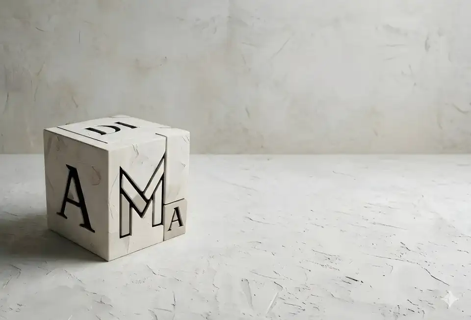 Sample finish on a cube — Venetian plaster sample, Miami, FL